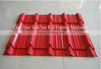 china supplier HC35-27 Galvanized Wall Tile Making Machine / Steel Roofing Profile Cold Roll Forming Machine