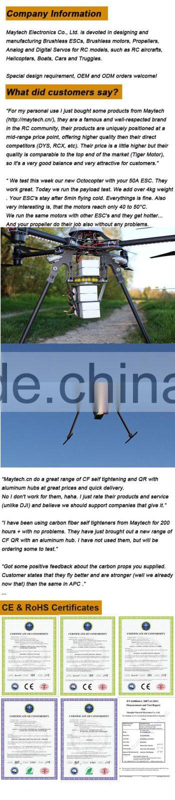 Maytech plastic propeller 5.0 x 4.0inch CW and CCW for 250mm size quad