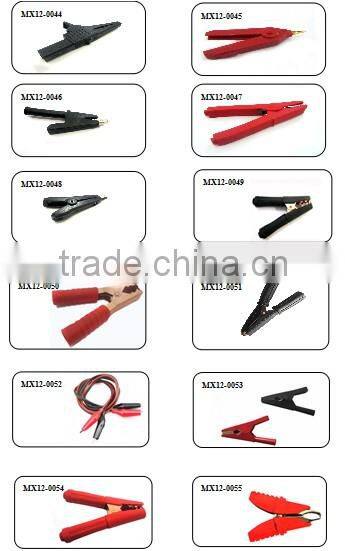 alligator clamp with double banana plug