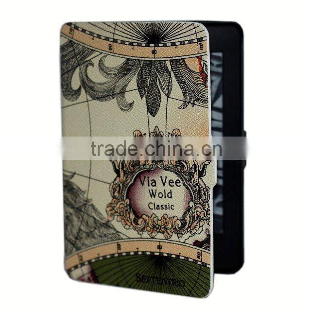 new arrival for Amazon kindle paperwhite case leather, For paperwhite leather case