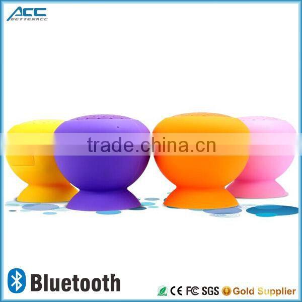 Alibaba facotry wholesale sucker mini mushroom bluetooth speaker for iPhone
