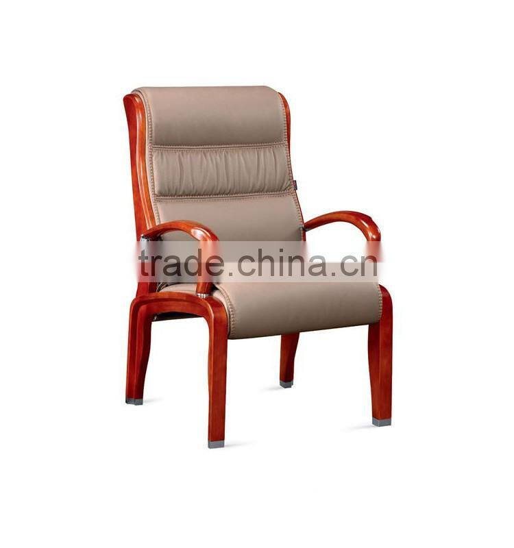 Factory for Luxury Classic wooden Conference Chair For Meeting Room