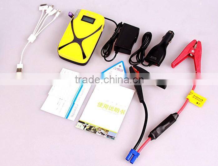 AC Car Emergency tools 12V multi function jump starter portable power bank battery
