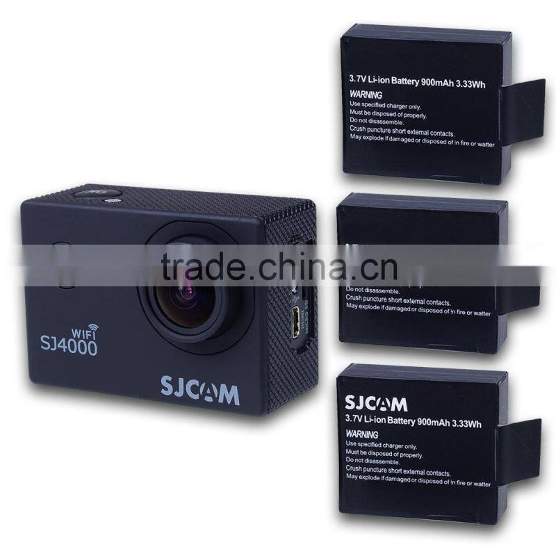 SJCAM SJ4000 WIFI 1080p Helmet Action DV 3X Battery iOS Android Sports Camera