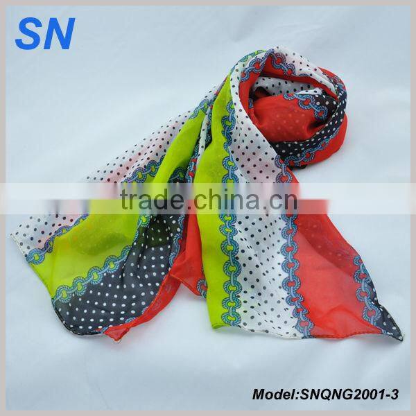 Hot sale polka dot scarf for women