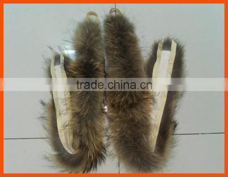 good quality raccoon fur trimming strips