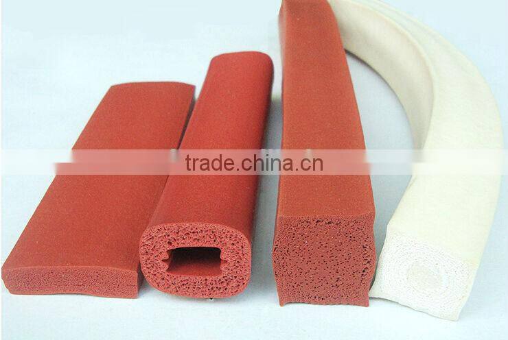 silicone foam extrusion/good elasticity silicone foam sealing Gasket