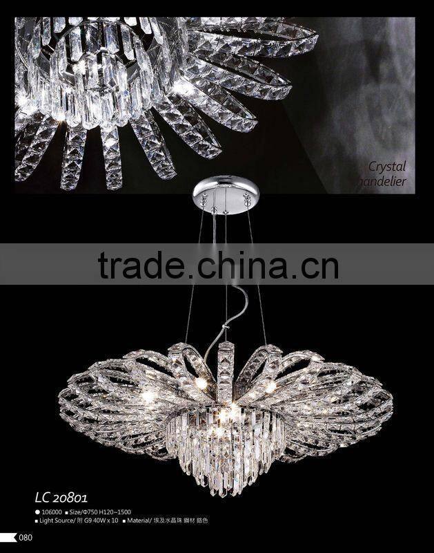 Egypt crystal beaded chandeliers,modern crystal pendant lamp LC20801