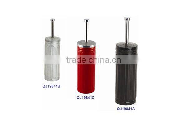 round shape Galvanized Toilet Brush set