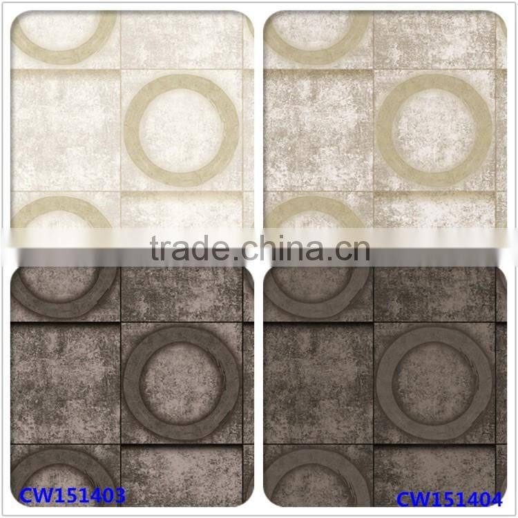 cricle Stone style wall paper cheap price