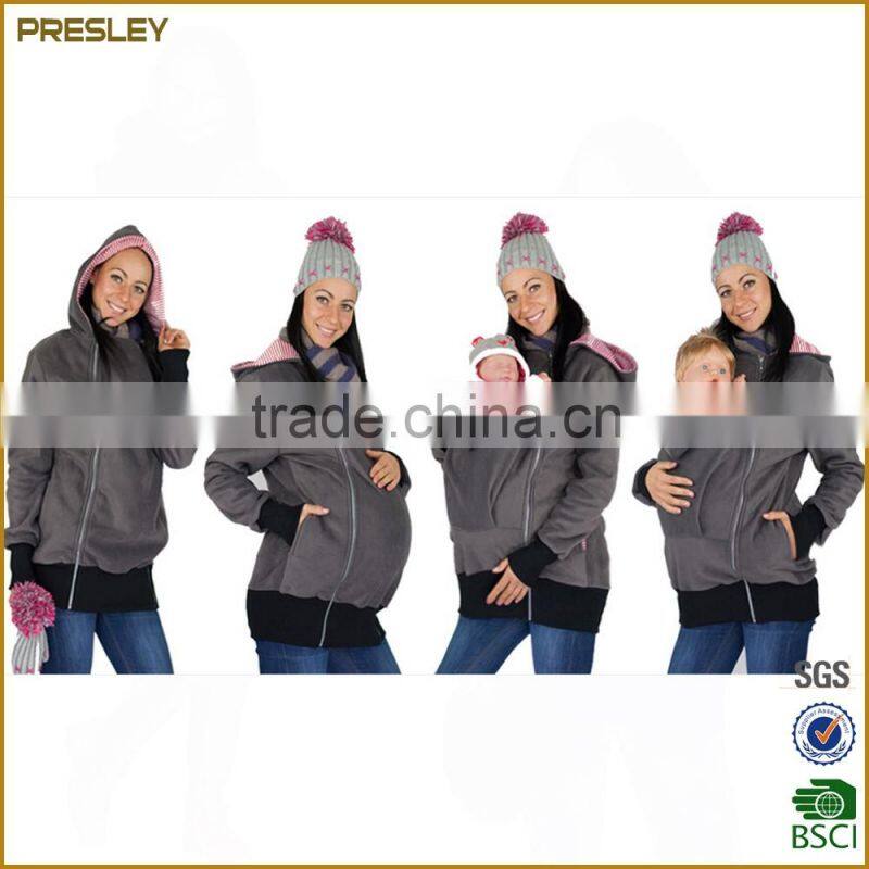 Customized high quality baby cover mother care hoodie jackets/Baby carrier 3 in 1 hoodie jackets