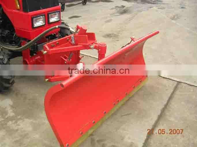 snow plow, tractor snow plow, rubber edge snow plow