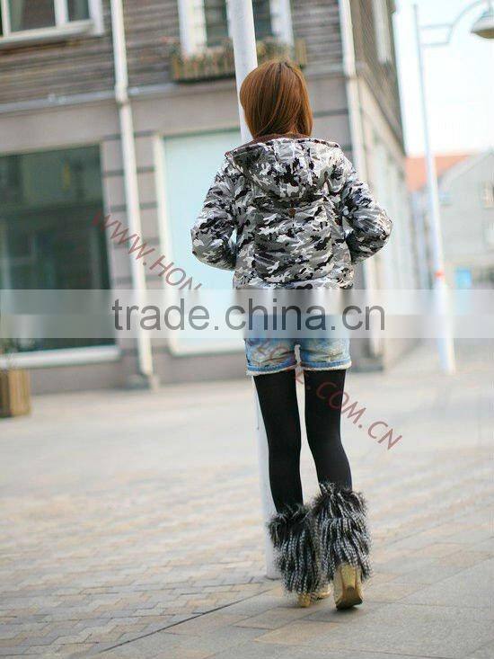 2011 fur leg warmers