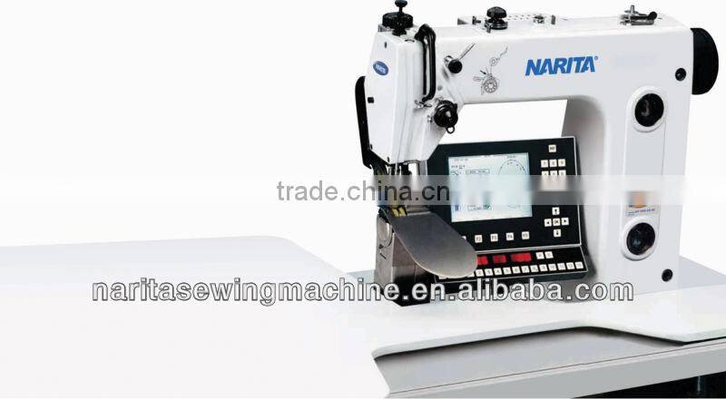 NT 550-16-26 optimized work station for setting sleeves with step motor-driven feed