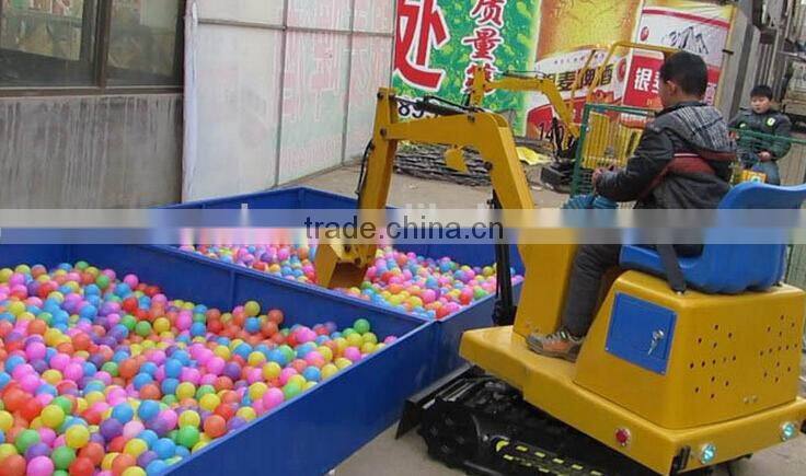 hot sale 360/180 degree rotation Adult and children coin operated kids rides excavator for amusement