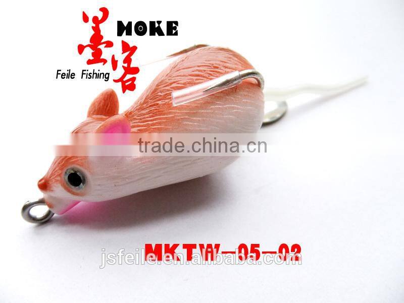55MM silicagel plastic frog for snakehea fish