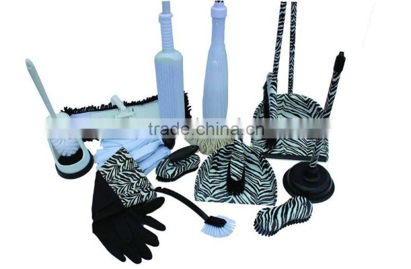 Colorful and printed houseware cleaning series including Brush,Toilet brust set,Mop,Broom