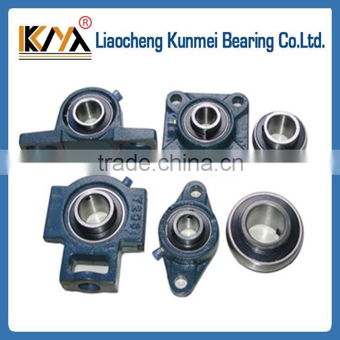 Spherical insert ball bearing UCFL216 for machinery