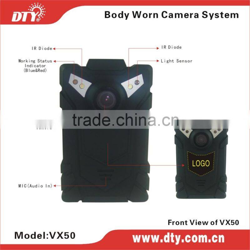 sd card body worn camera dvr system,VX50