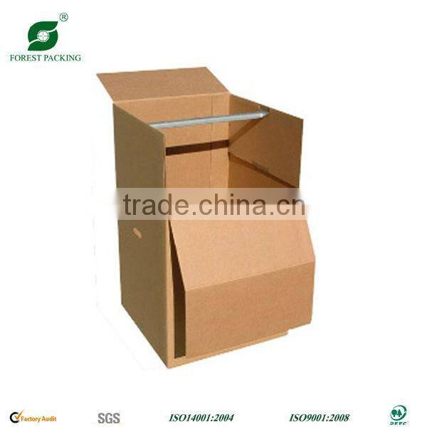 COLORED PRINTED KRAFT SHIPPING CARTON