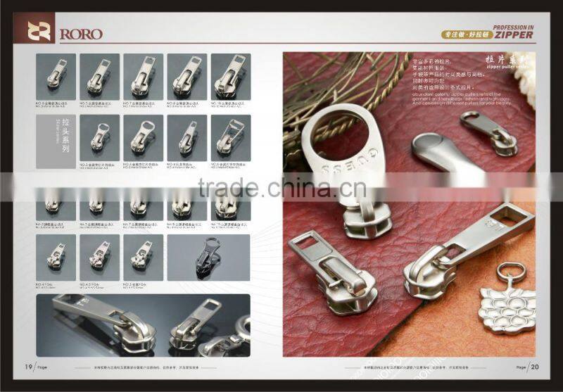 high quality zinc alloy zipper puller zipper slider