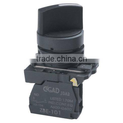 GB5-AD21 CNGAD GB5 series black 2-position standard lever button switch