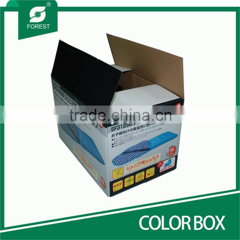 LITHO PRINT CORRUGATED COLOR BOXES FOR SHPPING WHOLESALE