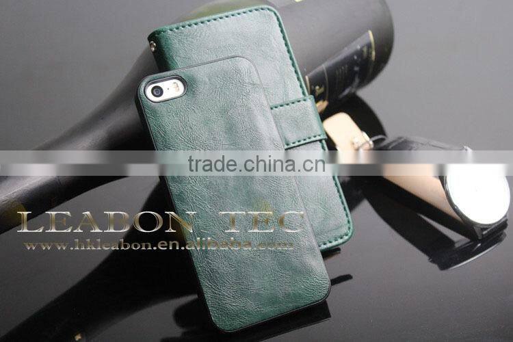 Wholesale new hot selling high quality leather case for iphone 5, for iphone 5 leather case