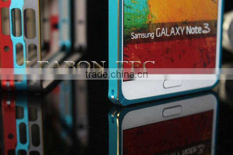 Top quality Wholesales new Cheap Price Many Colors For Choose Aluminum Bumper Case For Samsung note 3 With Metal Frame