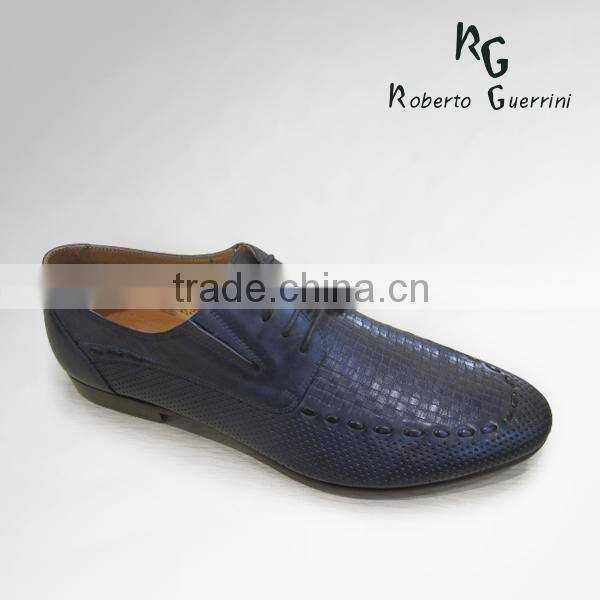 customizable genuine leather men casual shoe