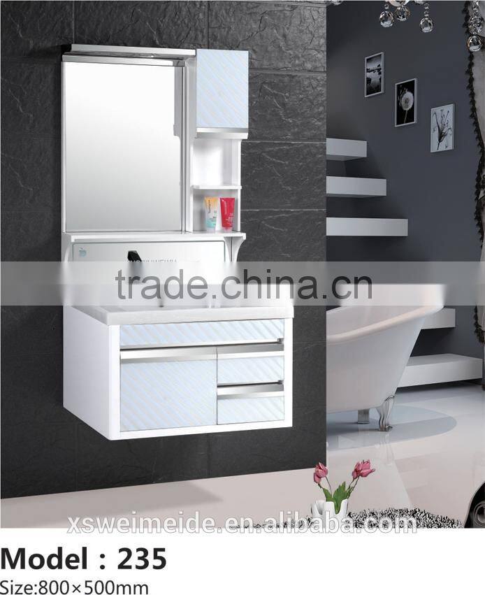 Wall Corner Bathroom hangzhou pvc bathroom cabinet (WMD-235)