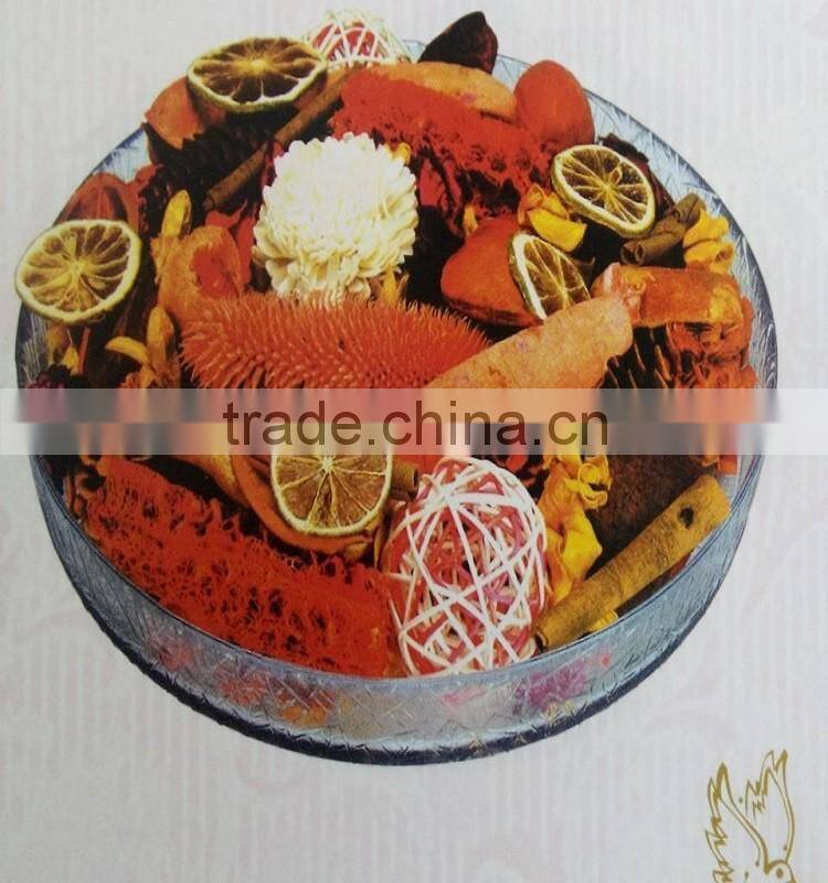 Orange Aroma Potpourri And Dried Flower In PVC Box