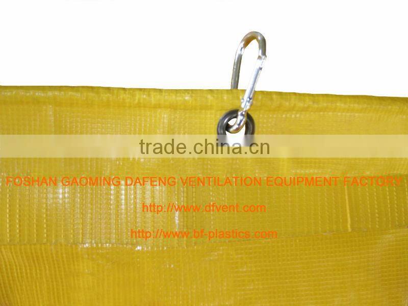 Anti-static layflat coal mining exhaust blower duct