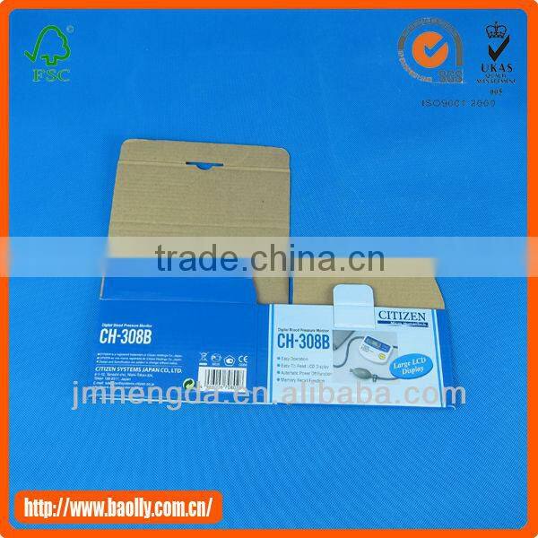 High quality folding standard export corrugated carton paper box design
