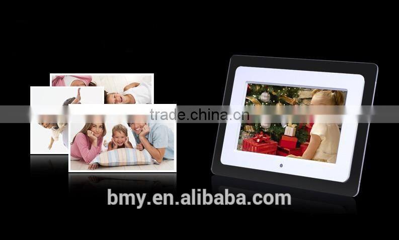 Digital photo frame factory supply 10.1 inch advertising machine 1024*600 support built in battery