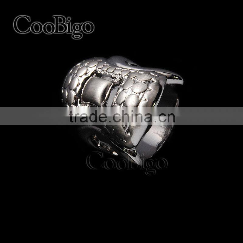 Fashion Jewelry Zinc Alloy Rhodium Ring Unisex Men Women Party Show Gift Dresses Apparel Promotion Accessories