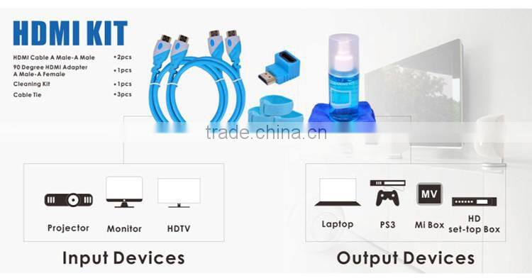 Flat HDMI Cable High Speed 4k for Phone to TV