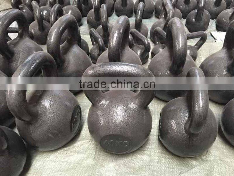 2kg 4kg 6kg 8kg 10kg Black painted kettlebell supplier