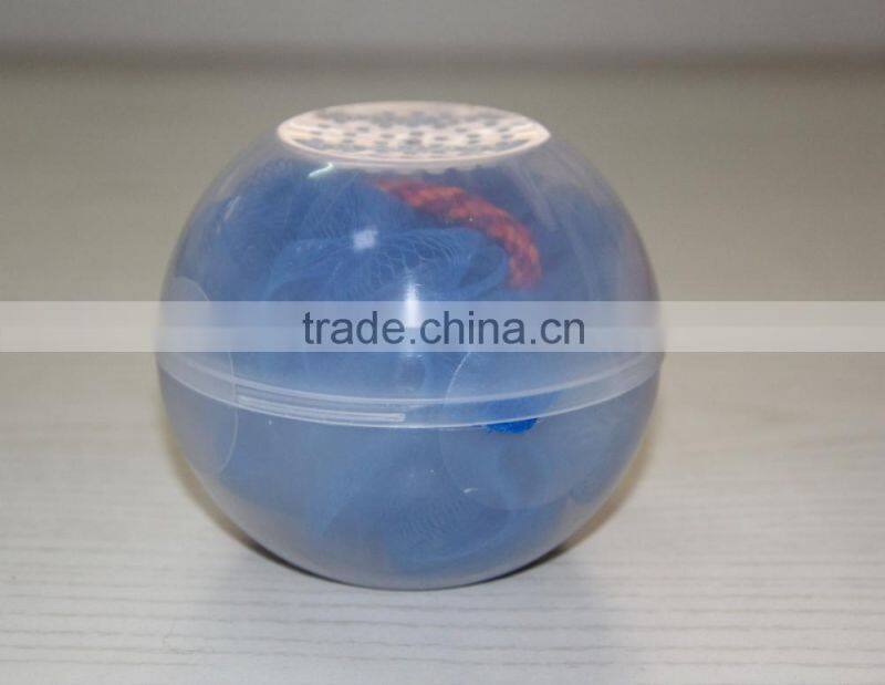 colorful bath gel fizz ball for plane with plastic box