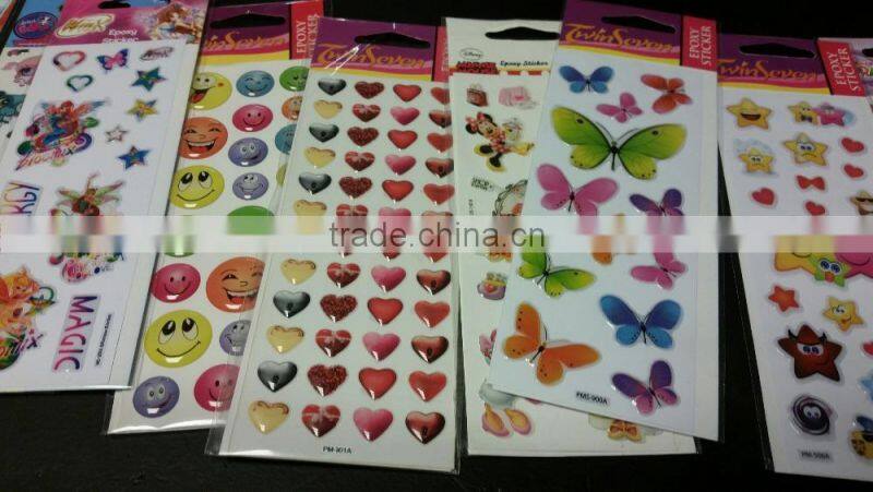 Cangnan company High quality Cheapest Custom cartoon stickers for girls/promotional gift