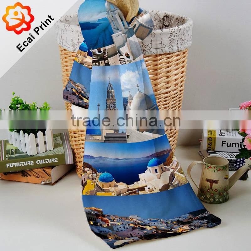 good looking soft digital printing heat transfer printed men scarf