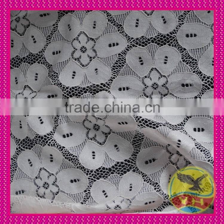 Popular nylon spandex lace fabric