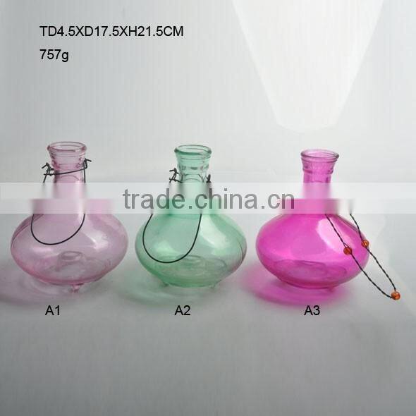 most popular transparent/decorative/spray glass insect trap for supermarket /garden decor