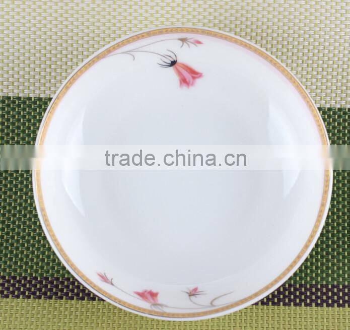 High quality fruit plate new bone china ceramic dishes