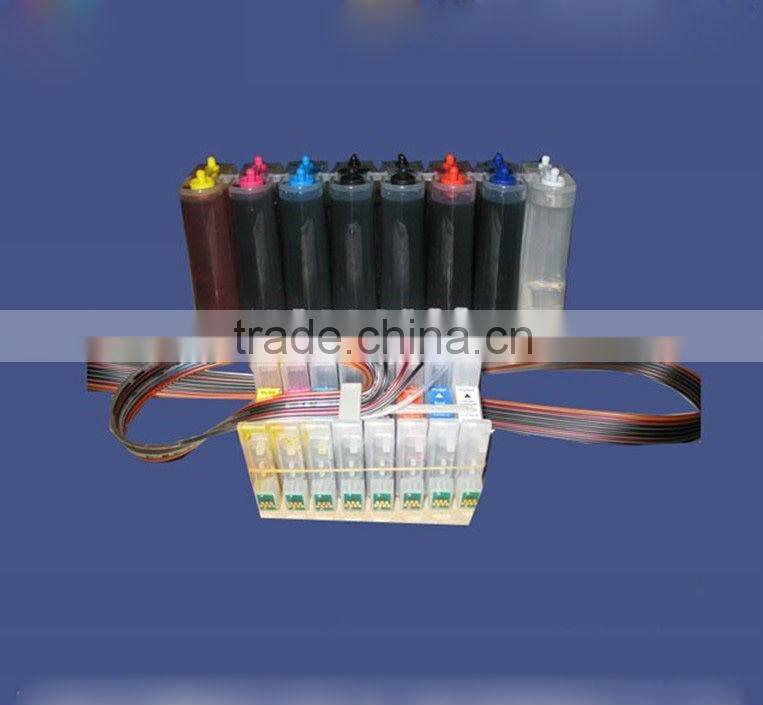Hot!!!8C CISS for Epson Stylus Photo R2000 printer T1590-T1594/T1597-T1599 refillable cartridge