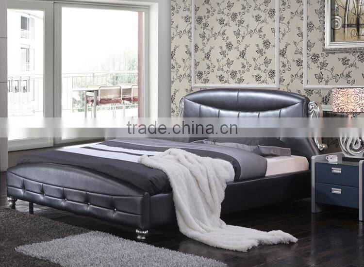 2015 Modern fashion boutique leather bed SY10059