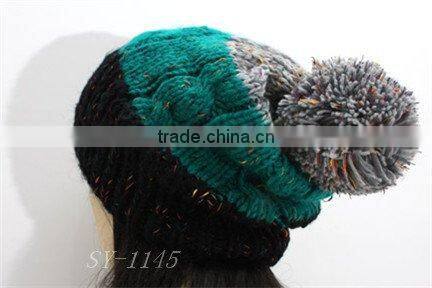 knitted earflaps hat