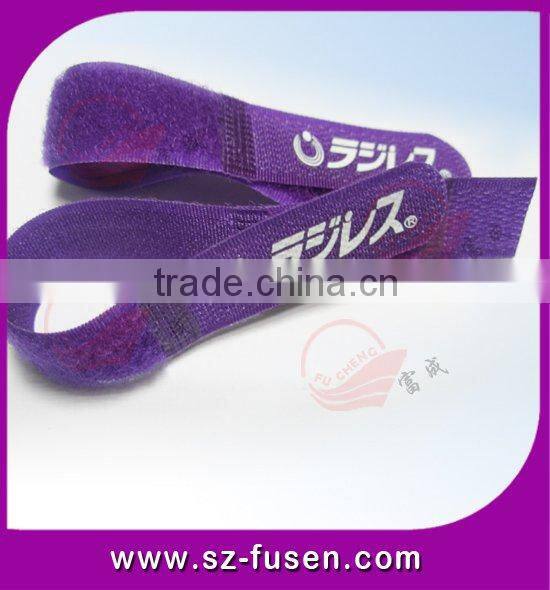 Nylon magic tape self-locked cable tape