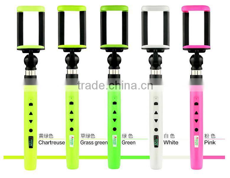 New Arrival Self-Protrait Monopod Extendable Wireless Bluetooth Selfie Stick For iOS iPhone & Android Smartphone