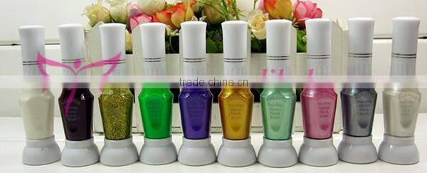 Colorful two way use nail polish pen